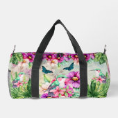 Lebhafte tropische Vögel Duffle Bag (Rückseite)