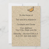 Lebhafte tropische Vögel Kunst Exotischer Dschunge Einladung (Rückseite)