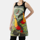 Lebhafte tropische Vögel Kunst Exotischer Dschunge Schürze (InSitu)