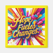 "Lebhafte Übergänge" Magnet (Vorne)