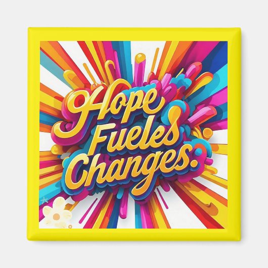 "Lebhafte Übergänge" Magnet (Vorne)