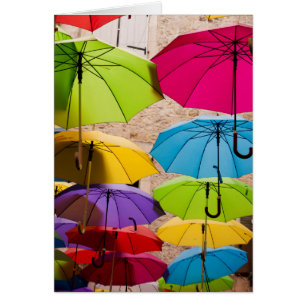 Lebhafte und farbenfrohe Umbrellas
