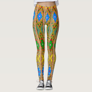 Lebhafte und komfortable farbenfrohe Leggings