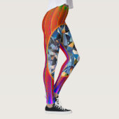 Lebhafte und komfortable farbenfrohe Leggings (Rechts)