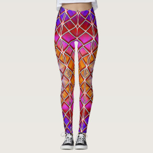 Lebhafte und komfortable farbenfrohe Leggings