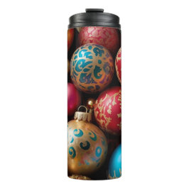 Lebhafte und kühne Weihnachtsausgabe - Feierlicher Thermosbecher