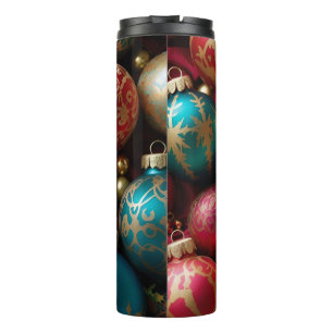 Lebhafte und kühne Weihnachtsausgabe - Feierlicher Thermosbecher