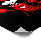 Lebhafte und würzige Krautfische-Kotelle Männer Fr Poster (Ecke)