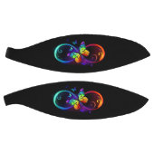 Lebhafte Unendlichkeit mit Regenbogenschmetterling Basketball (Panele)