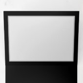 Lebhafte Unendlichkeit mit Regenbogenschmetterling Dreifach Gefaltete Einladung (Innen Erste Seite)