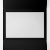 Lebhafte Unendlichkeit mit Regenbogenschmetterling Dreifach Gefaltete Einladung (Innenseite Mitte)