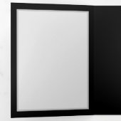 Lebhafte Unendlichkeit mit Regenbogenschmetterling Dreifach-gefaltete Programmkarte (Innen Erste Seite)