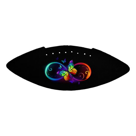 Lebhafte Unendlichkeit mit Regenbogenschmetterling Football (Panel)