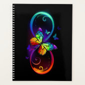 Lebhafte Unendlichkeit mit Regenbogenschmetterling Planer (Vorderseite)