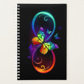 Lebhafte Unendlichkeit mit Regenbogenschmetterling Planer (Vorderseite)