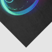 Lebhafte Unendlichkeit mit Regenbogenschmetterling Seidenpapier (Detail)