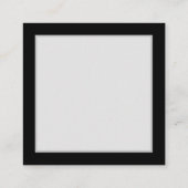 Lebhafte Unendlichkeit mit Regenbogenschmetterling Telefonnummerkarte (Rückseite)