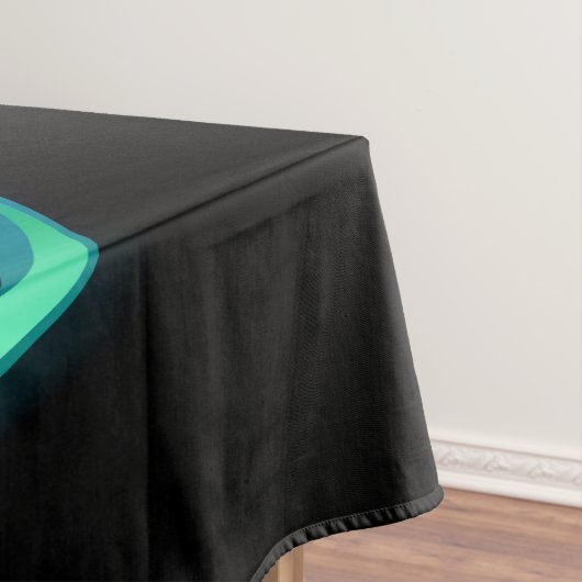 Lebhafte Unendlichkeit mit Regenbogenschmetterling Tischdecke (Beispiel)