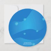 Lebhafte Unterwassermassage Einladung (Rückseite)