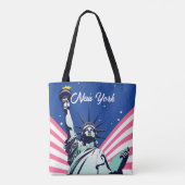 Lebhafte US-Statue der Liberty New York NYC Tasche (Rückseite)