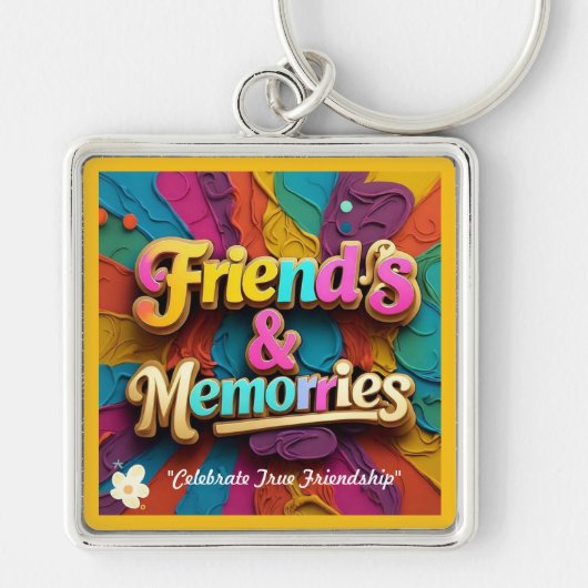 "Lebhafte Verbindungen" Schlüsselanhänger (Vorne)