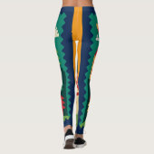Lebhafte Village Art Leggings (Rückseite)