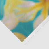 Lebhafte Vintage Blumenkrebse Seidenpapier (Ausschnitt)