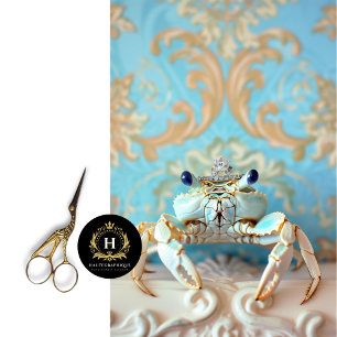 Lebhafte Vintage Blumenkrebse Seidenpapier