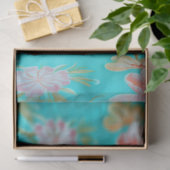 Lebhafte Vintage Blumenkrebse Seidenpapier (Geschenk)