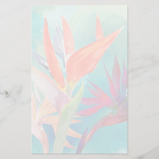 Lebhafte Vögel des Paradieses Briefpapier (Vorderseite)