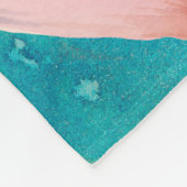 Lebhafte Vögel im Paradies Fleecedecke (Ecke)