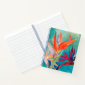 Lebhafte Vögel im Paradies Notizblock (Innenseite)