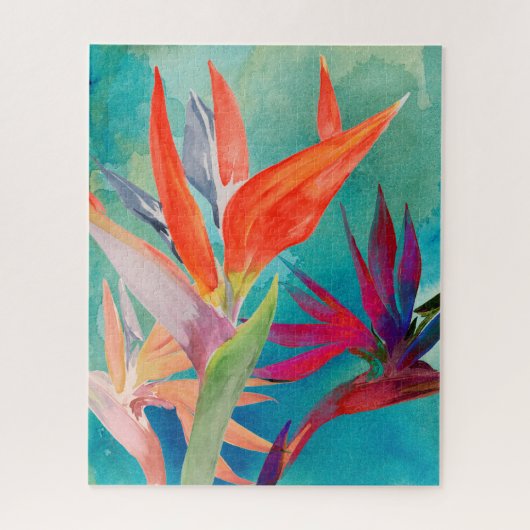 Lebhafte Vögel im Paradies Puzzle (Vertikal)