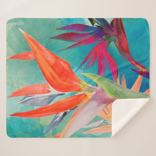 Lebhafte Vögel im Paradies Sherpadecke (Vorderseite (Horizontal))