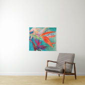 Lebhafte Vögel im Paradies Wandteppich (Beispiel (Horizontal))