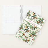 Lebhafte Vögel- und Fruchtfolien Notizblock (Innen)