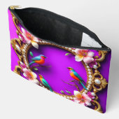 Lebhafte Vögel Zubehörtasche (Offen)