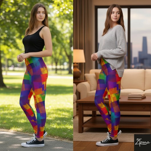 Lebhafte Vortex-Leggings Leggings