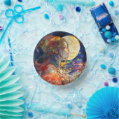 Lebhafte Wasserfarbe der Papierschale von Girl & M Pappteller (Party)