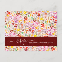 Lebhafte Wasserfarben Sommer-Tulip-Blume Hochzeit