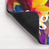 Lebhafte Wasserfarben-Sonnenblume Mousepad (Ecke)