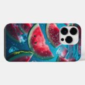 Lebhafte Wassermelonen Unterwasser-Scheiben - erfr iPhone Hülle (Rückseite (Horizontal))