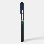 Lebhafte Waves Abstrakte digitale Kunst Case-Mate iPhone Hülle (Rückseite / Links)