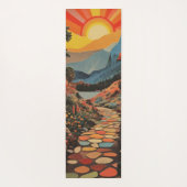 Lebhafte Weichsel: Ein Weg zum Frieden Yogamatte (Rückseite)