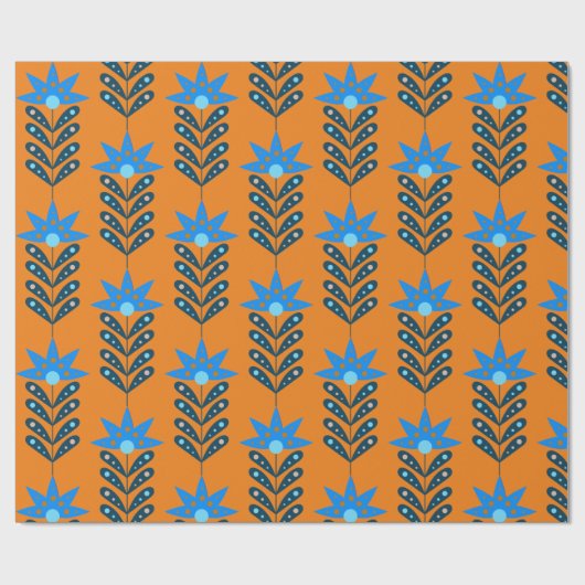 Lebhafte Weihnachten Geschenkpapier (Flach)