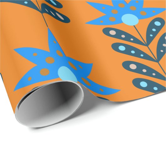 Lebhafte Weihnachten Geschenkpapier (Rolleneckpunkt)