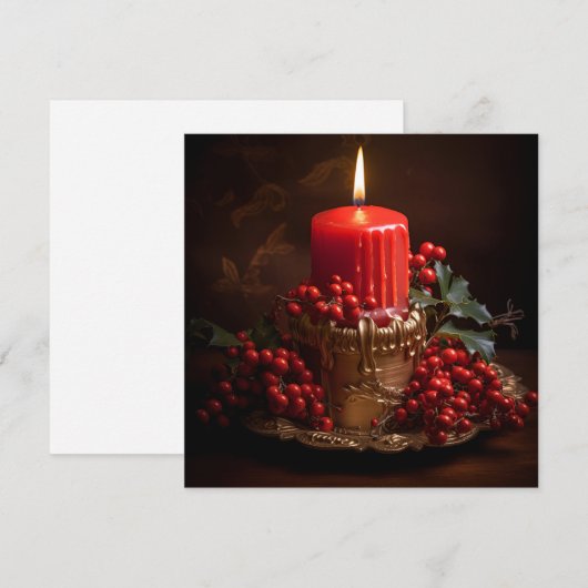 Lebhafte Weihnachtskarte Feiertagskarte (Vorne/Hinten)