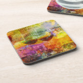 Lebhafte Weine aus Kunststoff-Untersetzer Getränkeuntersetzer (Linke Seite)