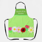 Lebhafte Wiese - Abstrakte Blumenkunst Schürze (Vorderseite)