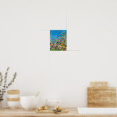 Lebhafte Wildblume-Außenposter-Mauer Poster (Küche)